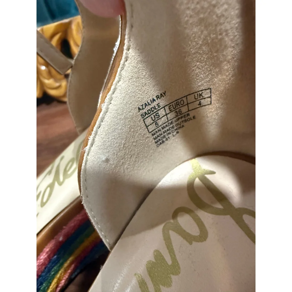 Sam Edelman Girls' Azalia Ray Wedge Sandals 5